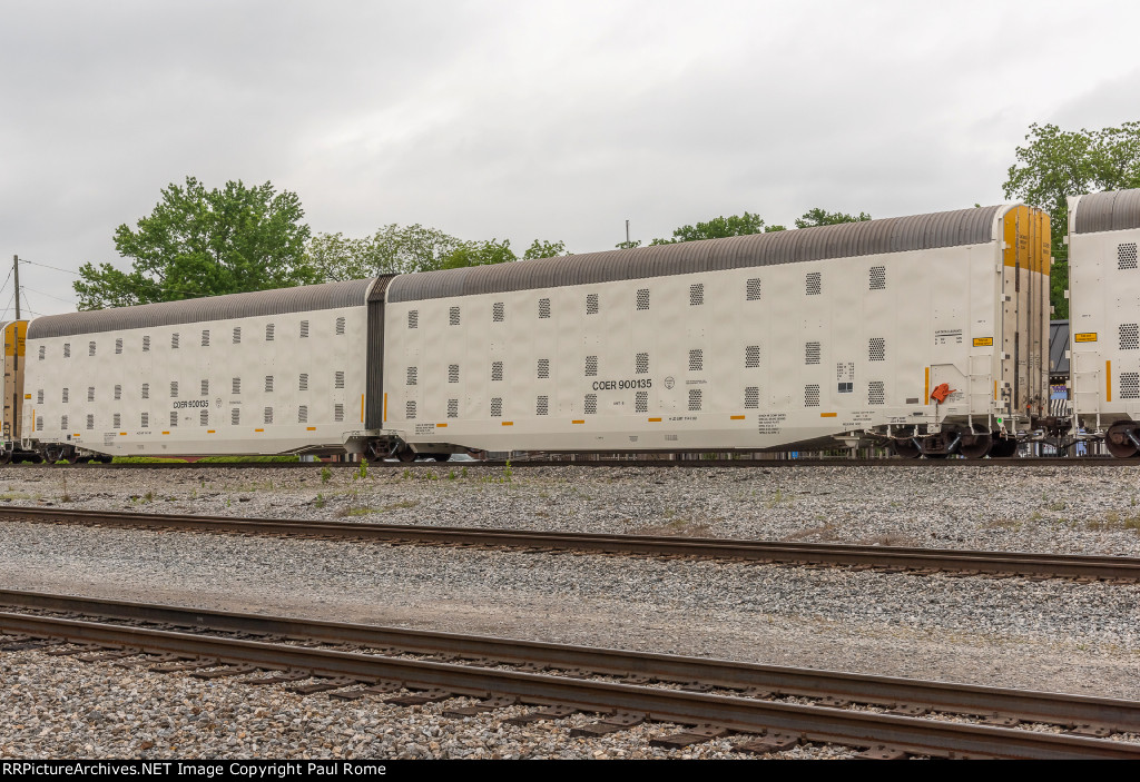 COER 900135, Auto-Max II Autorack Car on the NSRR